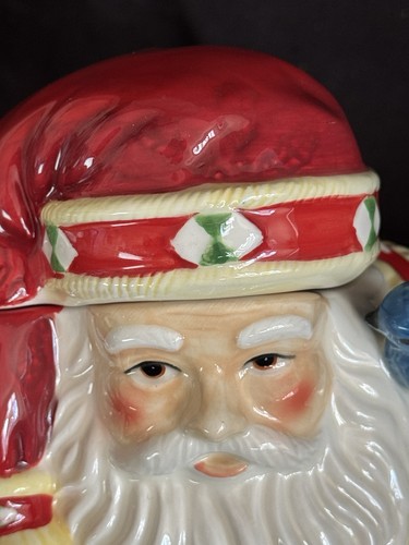 Studio Nova ~WOODLAND HOLLY  SANTA~ CHRISTMAS Creamer/ Sugar Bowl   NEW IN BOX - Picture 13 of 24