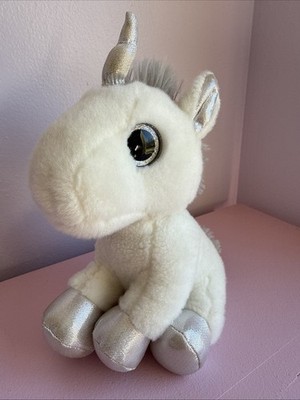 8 Inch Sparkle Tales Snowbelle White Unicorn Plush Stuffed Animal by Aurora