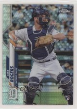 2020 Topps Chrome Prism Refractor Jake Rogers #47 Rookie RC 16yx