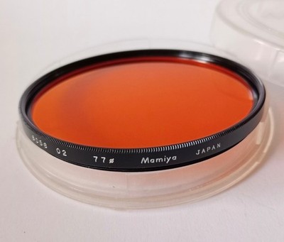 [ MINT ] Mamiya 77mm Orange Filter E 77 For Black And White Photography