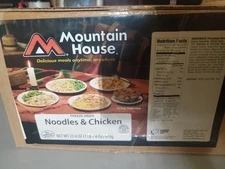 (6 Cans) Mountain House Noodles and Chicken Freeze-Dried Emergency Food #10 Can