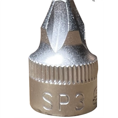 SP3VIM Tools Stubby Philips Driver, P3 Tip, 1/4 Inch Square Drive 