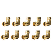 10 Pack XFITTING, 3/4" x 3/4" Press Elbow, NSF Certified