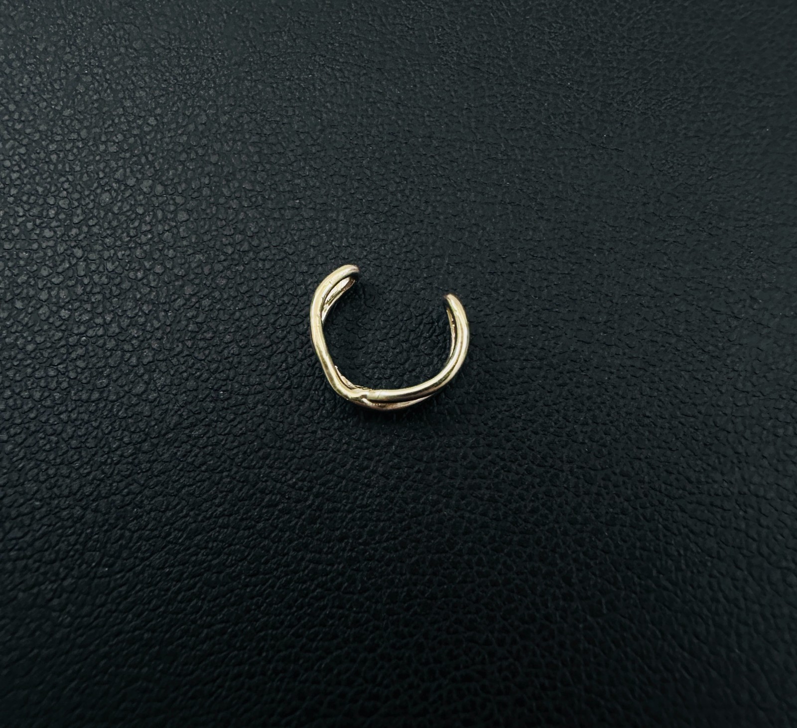 14K Solid Yellow Gold SINGLE Small Lightweight In… - image 6