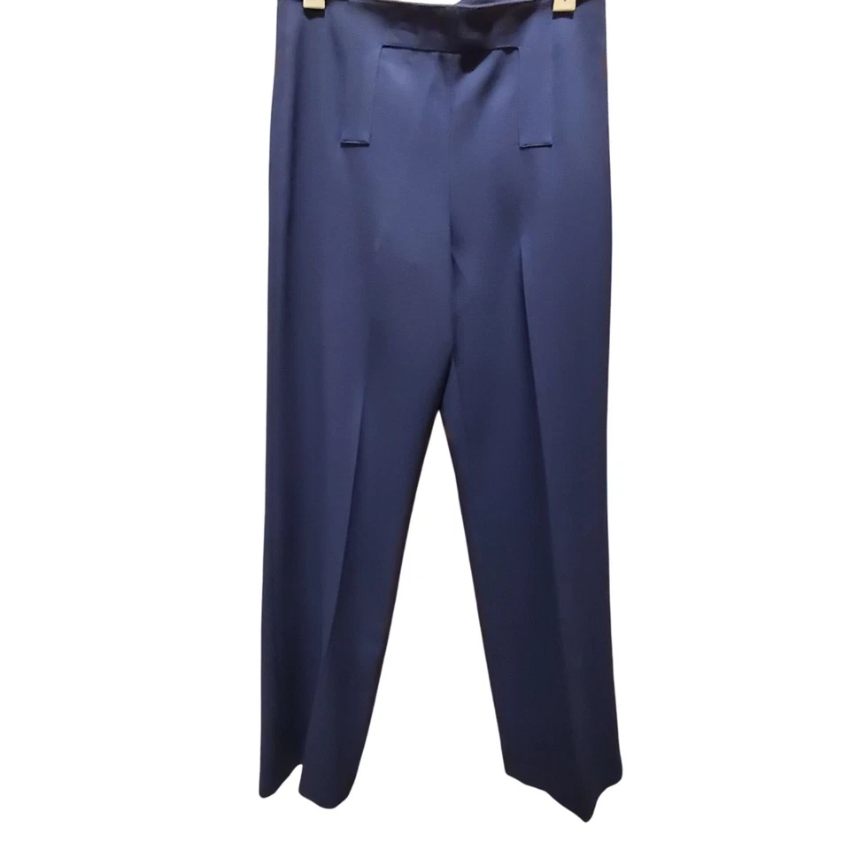Pantalones de vestir Tahari Arthur S. Levine para mujer azul marino talla 2 nuevos con etiquetas Foto 2 de 4