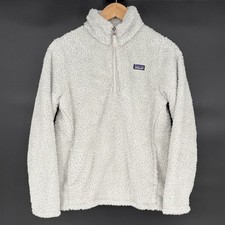 Patagonia Los Gatos 1/4 Zip Fleece Pullover Kids XXL Gray Sherpa High Pile