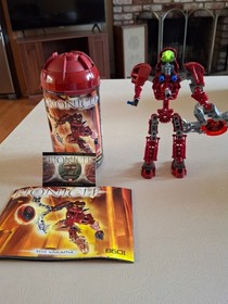 2004 Bionicle Toa Metru Set of 6: 8601-8606 w/Cans, Instructions & Kanoka Cards