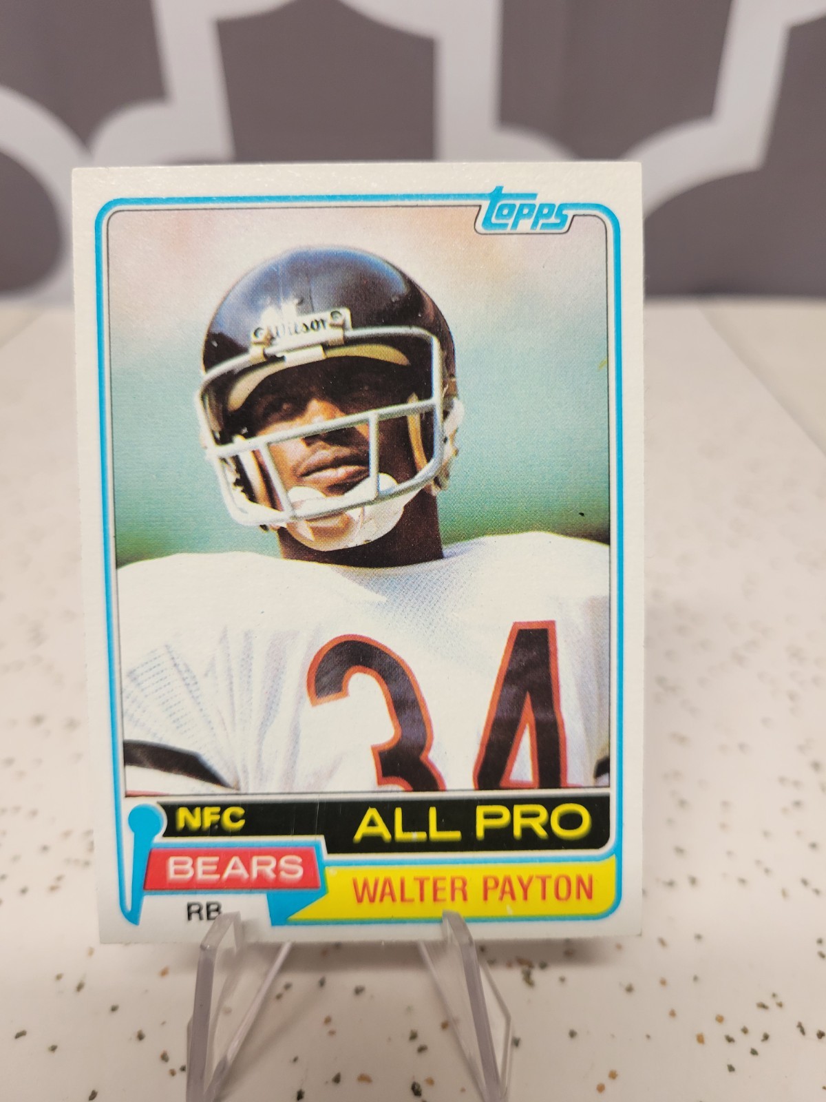 1981 Topps - Walter Payton #400 - Chicago Bears HOF Legend NM - Clean Example 🔥