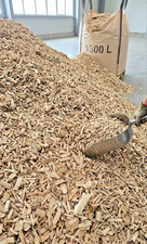 1300L Hackschnitzel 0-20mm Holz Garten Beet Rindenmulch Deko Holzhackschnitz