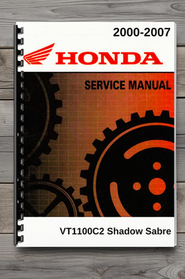 Honda VT1100C2 Shadow Sabre Service Repair Manual 2000-2007 Comb Bound Book