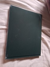 Elegant Guestbook, 9"x7" PU Leather Wedding Guest Book Stylish Sign Dark Green