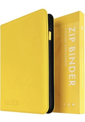 Vault X 9 Pocket Zip Binder, 360 Cards, Exo-Tec Material, 20 Side-Loading Pag...