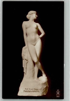 38176342 - Girl's statue by Prof. Ernst Seger F.G.W. 305 Sculpture (Erotic)