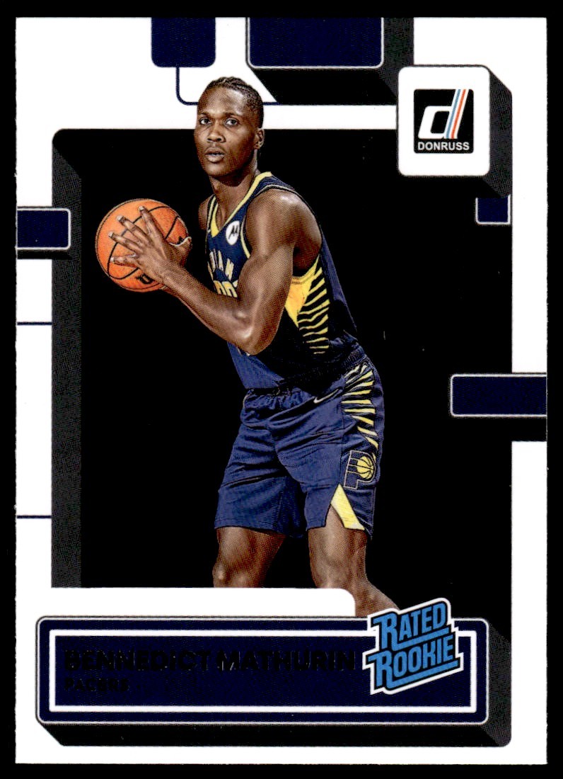 2022-23 Donruss Elite Bennedict Mathurin Rookie Indiana Pacers #214