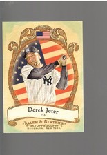 DEREK JETER NATIONAL PRIDE 2009 TOPPS ALLEN & GITER BASEBALL