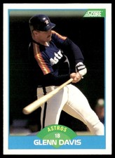 1989 Score Glenn Davis Houston Astros #164
