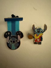 Disney Trading Pin - Stitch  - Ribbon -Walt Disney World - 2 Pins