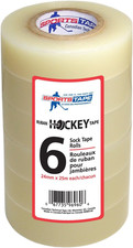 Hockey Tape Multipack, Clear, 6 Rolls