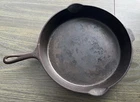 Griswold No. 12 Cast Iron Skillet Pan - Erie, PA 719 D - Heat Ring - Small Logo