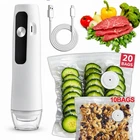 Portable Compact Vacuum Sealer for Food Vacuum Sealer Machine + 30 Reusable Bags
