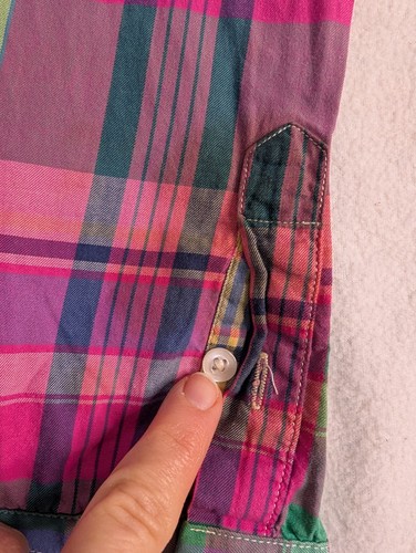 Wrangler Womens Shirt Size 16 XL Western Outdoor Cowgirl Button Up See Pics - Foto 7 di 9