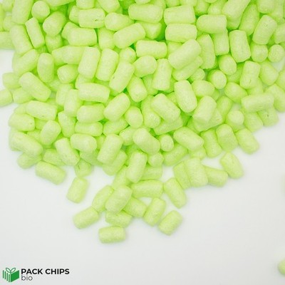 400 L Verpackungschips Packpolster Füllmaterial PACK CHIPS BIO grün