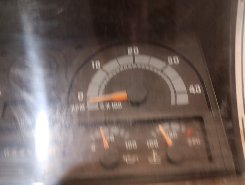 1990-02 ? GMC Top Kick Diesel Truck Instrument Panel Gauge Cluster Untested - Foto 4 di 23