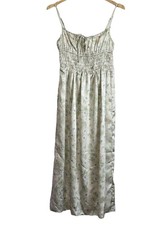 ASTR The Label Front Keyhole Tie Elastic Waist Midi Dress Size: XS