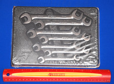 Snap-on New 7 Piece Metric Flank Drive Plus Four-way Angle Open-end Wrench Set