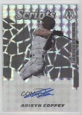 2021 Panini Mosaic Scripts Adisyn Coffey #SCR-AD Auto 11oq