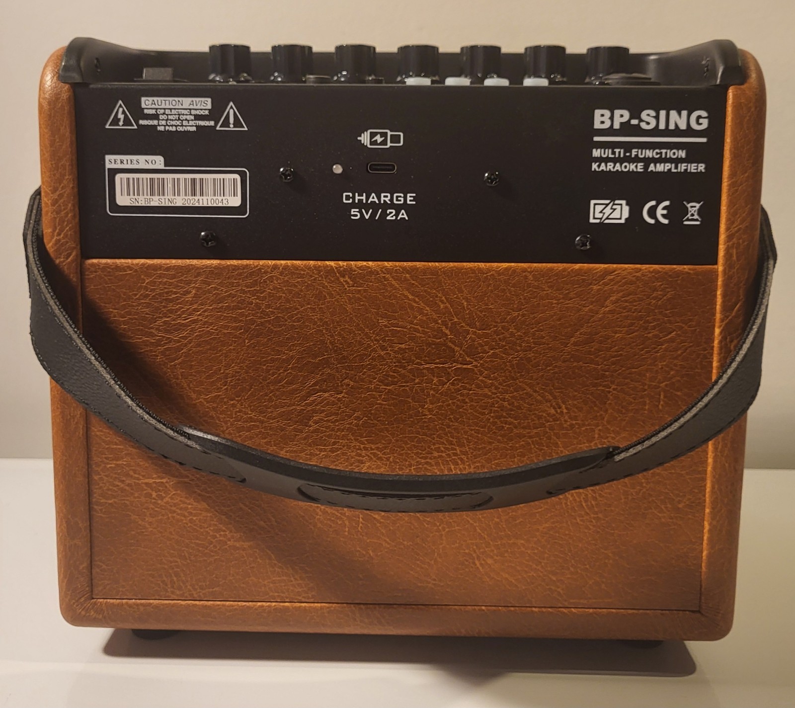 Coolmusic Professional Karaoke Machine Guitar Amplifier with 1 Microphone, Po...