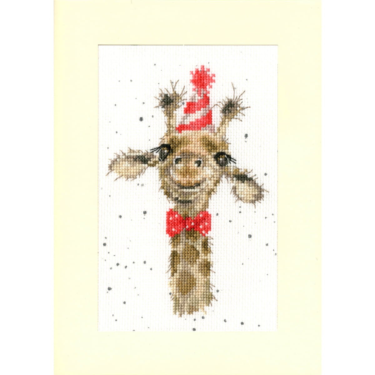 Bothy Threads  greating card counted cross stitch kit ""I´m Just Here For The Cak
