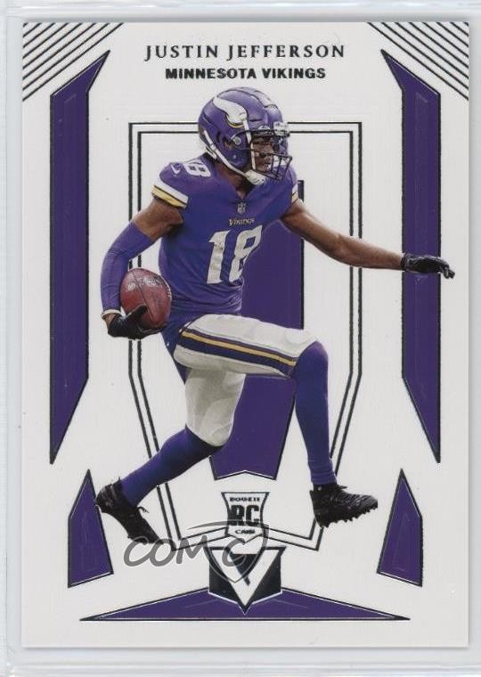 2020 Panini Chronicles Vertex Justin Jefferson #V-10 Rookie RC