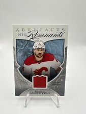 2022 UD Artifacts Rasmus Andersson Remnants #NH-RA Calgary Flames