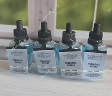 bath and body works turquoise waters wallflowers home fragrance refill x4