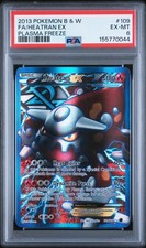 2013 POKEMON BLACK & WHITE PLASMA FREEZE #109 FULL ART/HEATRAN EX PSA 6 on eBay