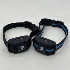 2 Dog Training Shock Collar 5-120Lbs Bousnic Blue Black No Remote Or Charger