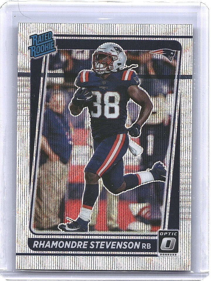 2021 Donruss Optic RHAMONDRE STEVENSON /299 RC Silver Wave #237 Patriots