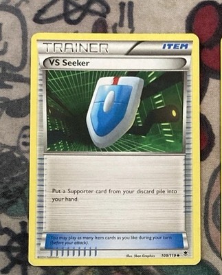 Vs Seeker XY Phantom Forces 109/119 Pokemon Regular Uncommon Card