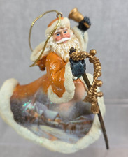 Thomas Kinkade Old World Santa Heirloom Ashton Drake 2003 Jingling Sleigh Bells