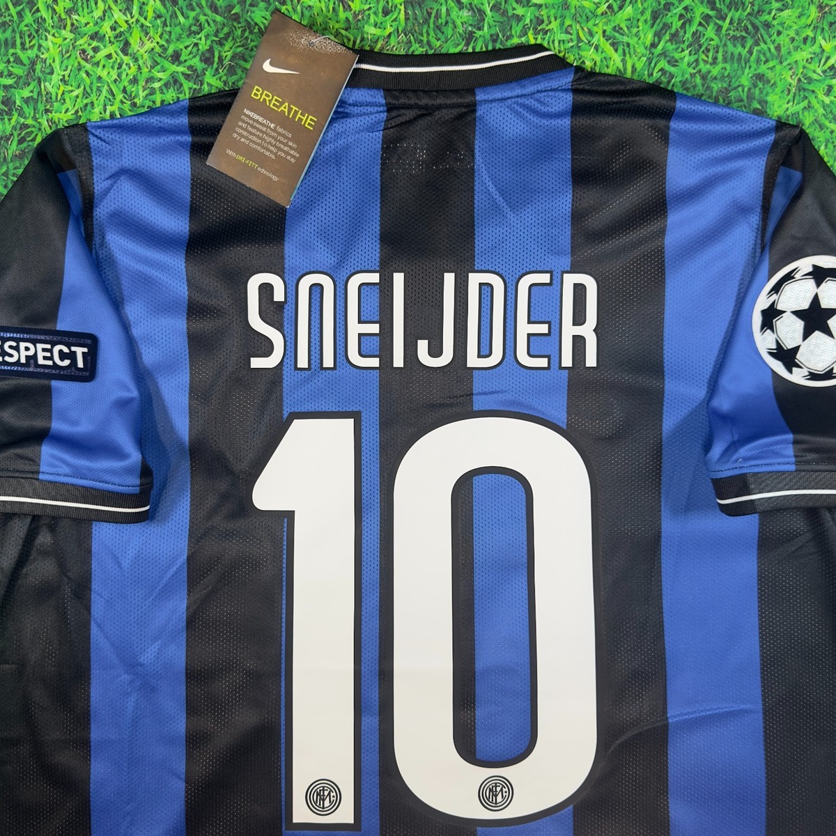 Inter Milan 2010 Home UCL Final Jersey #10 Wesley Sneijder Size