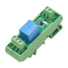 1 Channels Relay Module DIN Rail Mount SRD-05VDC-SL-C 10A 5V 12V DC PNP NPN
