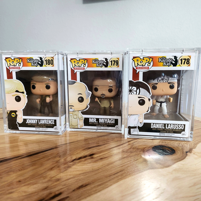 ⭐KARATE KID FUNKO FULL SET (3): Daniel LaRusso, Johnny Lawrence