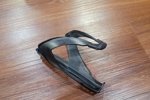 ELITE Custom Race Water Bottle Cage Flat Black Black Lightweight Bicycle Bike