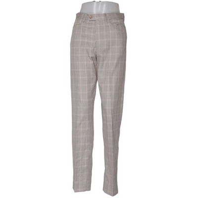 Method, Stoffhose, Größe: 30, Grau/Beige, Polyester/Viskose, Glencheck #hpO