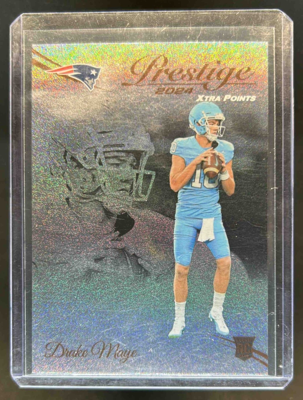 2024 Prestige Drake Maye Dots Xtra Points Rookie RC #304 Patriots