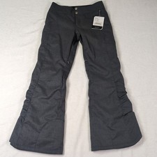 Obermeyer Jessi Snow Pants Teen Youth Size Large 14-16 Gray Ski Snowboard