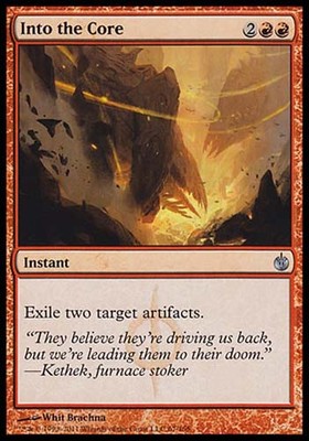 mirrodin besieged mtg card Magic the Gathering - MTG: Event Deck: Into the Breach Scars of Mirrodin 4x Into the Core Mirrodin