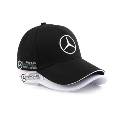 New Baseball Cap Hats Car Logo Racing Snapback Black Adjustable US