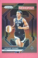 Jackie Young 2024 Panini Prizm WNBA Monopoly Brown /249 Las Vegas Aces #WNBA15